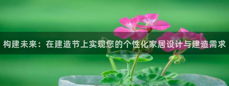 富联娱乐代理怎么样做：构建未来：在建造节上实现您的个性化家居设计与建造需求