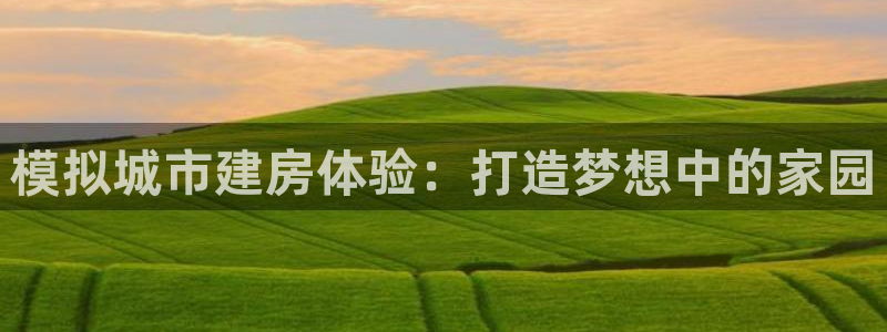 富联娱乐主管在什么职位：模拟城市建房体验：打造梦想中的家园