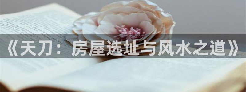 富联娱乐元哥简介图片：《天刀：房屋选址与风水之道》