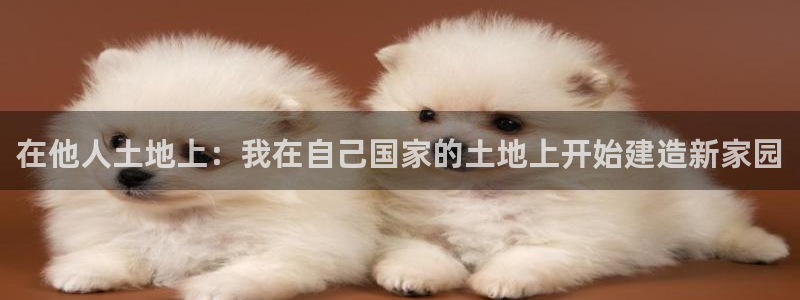 富联娱乐招商着判官333OO：在他人土地上：我在自己国家的土地上开始建造新家园