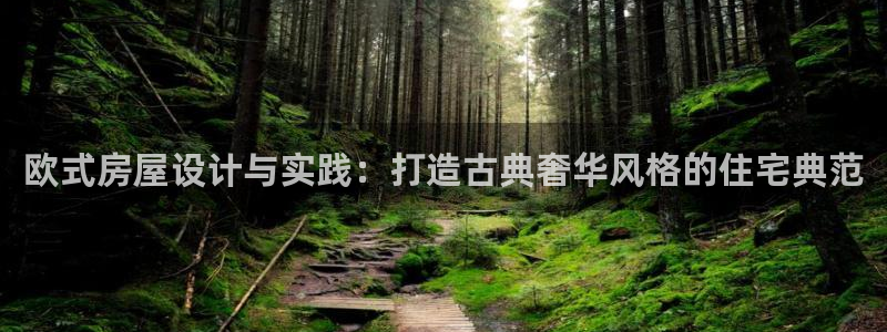 富联娱乐登录测速在哪：欧式房屋设计与实践：打造古典奢华风格的住宅典范